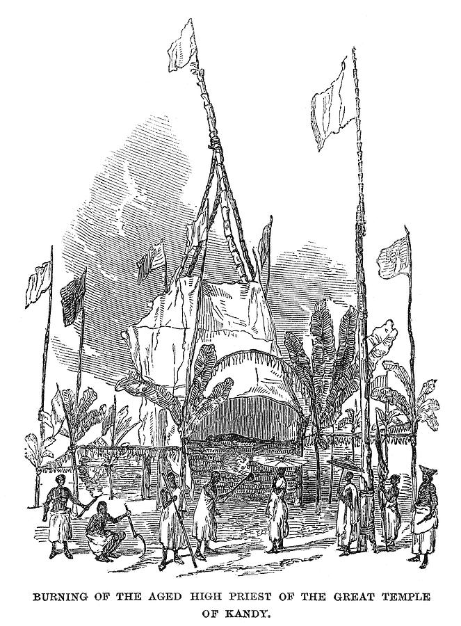 Ceylon Funeral, 1850.