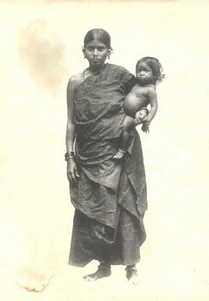 Tamil Woman and Child