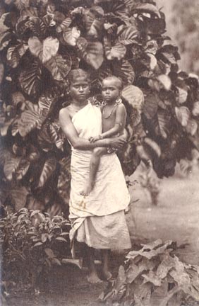 Tamil Girl and Child