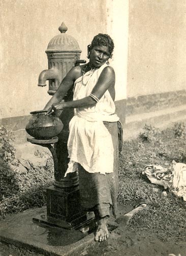 Tamil Girl Bringing Water